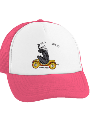 Votrelníček šiltovka truckerka Fluorescent Pink cap