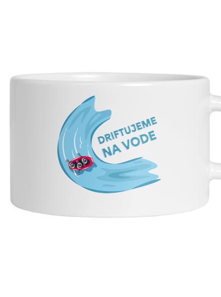 Driftujeme na vode hrnček makronka White
