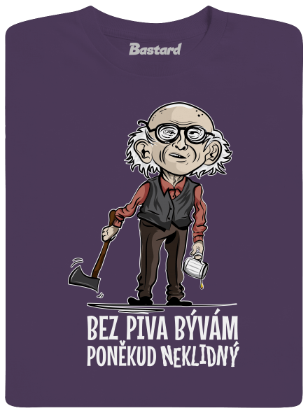 Neklidný bez piva pánske tričko Urban Purple