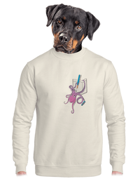 unisex mikina bez kapucne