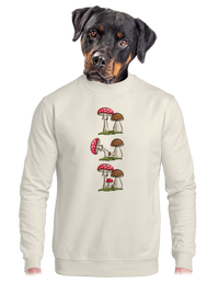 unisex mikina bez kapucne