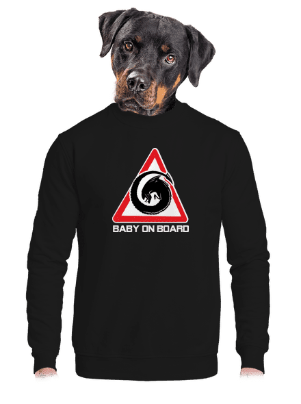 Alien inside unisex mikina bez kapucne Black