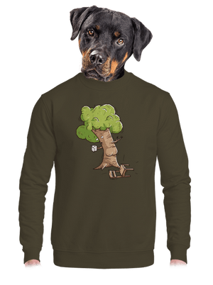 unisex mikina bez kapucne