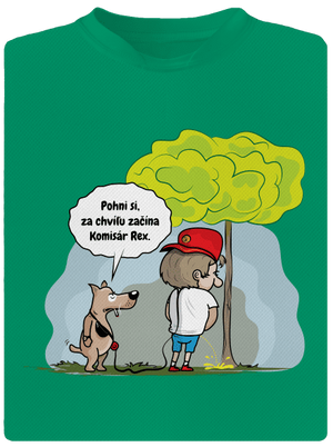 Pán pes detské športové tričko Kelly Green Mal