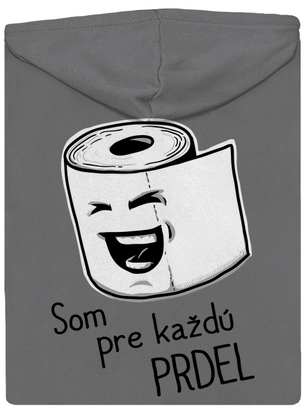 Prdel dámska mikina na zips Steel Gray