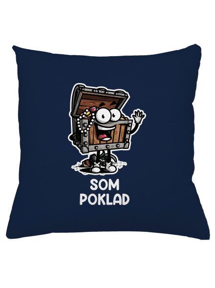 Som poklad vankúš Dark Navy