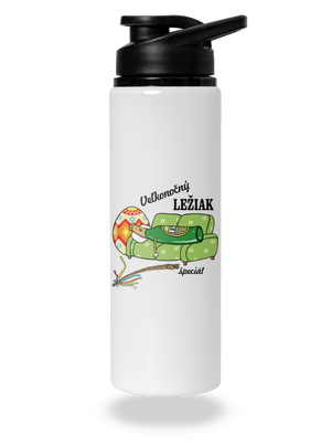 Veľkonočný ležiak flaša na vodu White