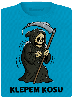 Klepem kosu dámske športové tričko Blue Atol