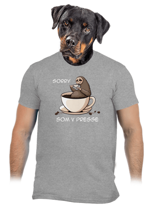 V presse pánske tričko Sport Grey