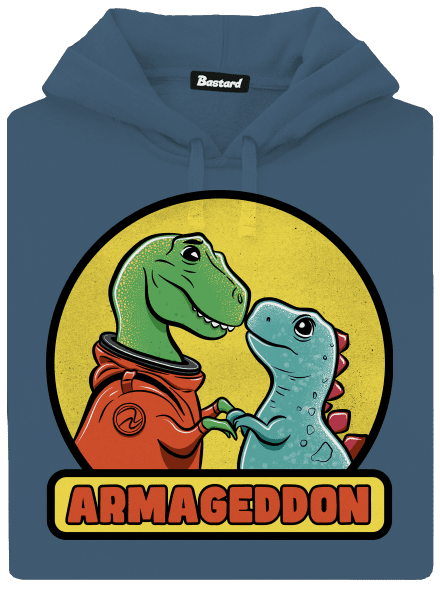 Armageddon dámska mikina klokanka Denim