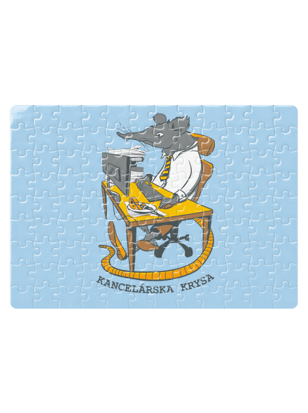 Kancelárska krysa puzzle White