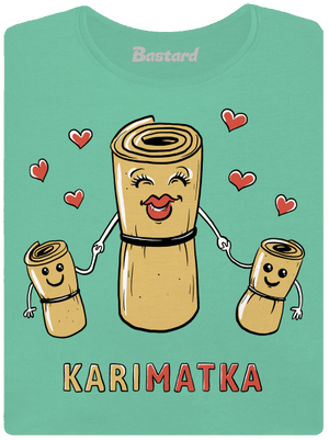 Karimatka dámske tričko prémium Mint Mal