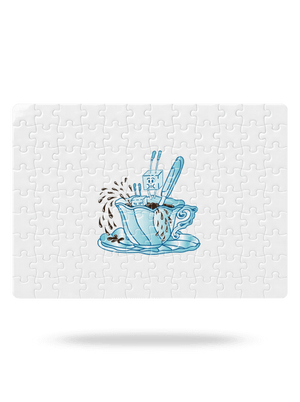 Cukroholik puzzle White