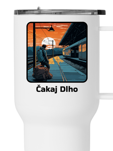 Čakaj dlho termohrnček White