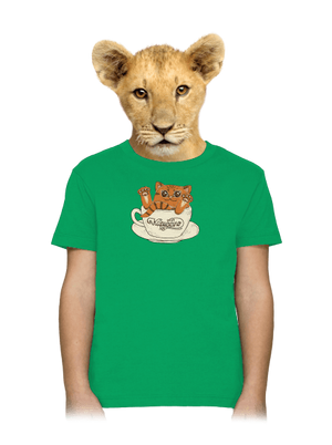 Kapučičíno detské tričko Kelly Green