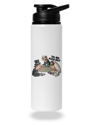 Svadobný obrad flaša na vodu White