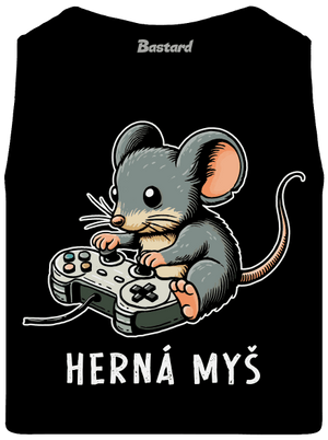 Herná myš pánske tielko Black