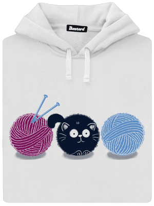 Klbko dámska mikina klokanka White