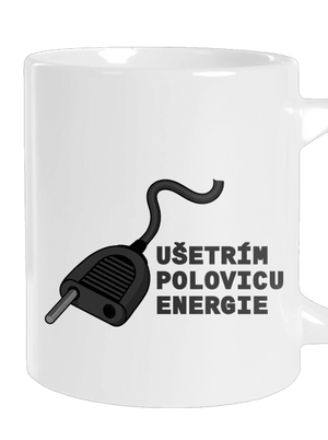 Ušetrím polovicu veľký hrnček White