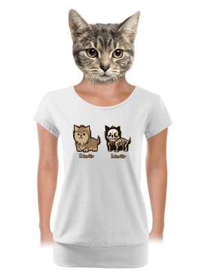 dámske tričko s lemom