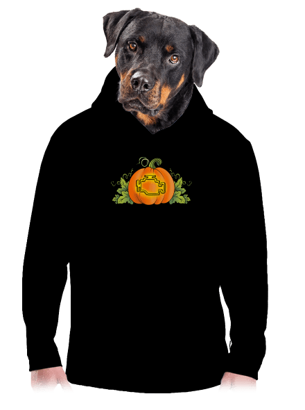 Strašidelný Halloween pánska mikina klokanka Black