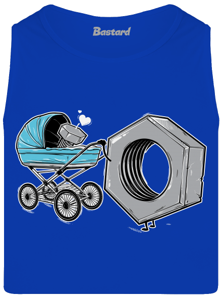 Správna matka pánske tielko Royal Blue