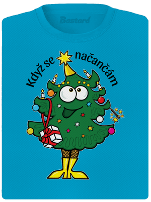 Když se načančám dámske športové tričko Blue Atol