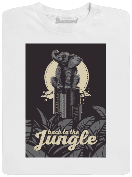 Back to the jungle detské tričko White