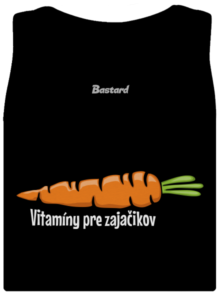 Vitamíny pre zajačikov dámske tielko klasické Black