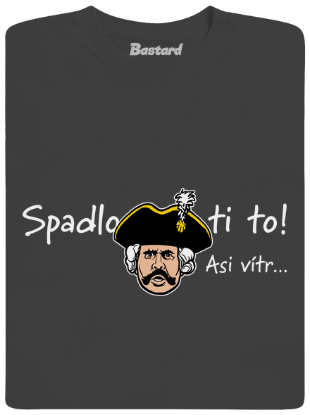 Spadlo ti to pánske dlhý rukáv Dark Grey