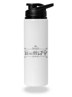 Kozia farma flaša na vodu White