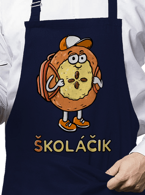 Školáčik zástera Navy