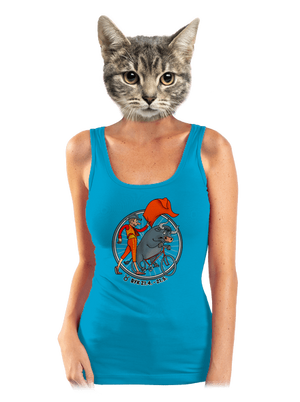 Cyklistický horoskop: Býk dámske tielko klasické Blue Atol