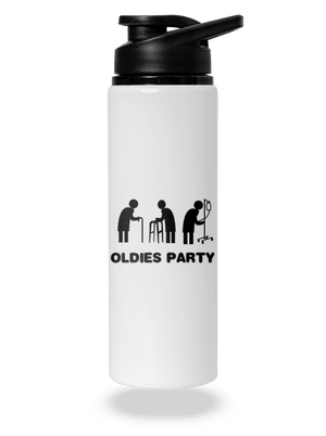 Oldies party flaša na vodu White