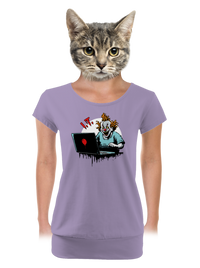 dámske tričko s lemom