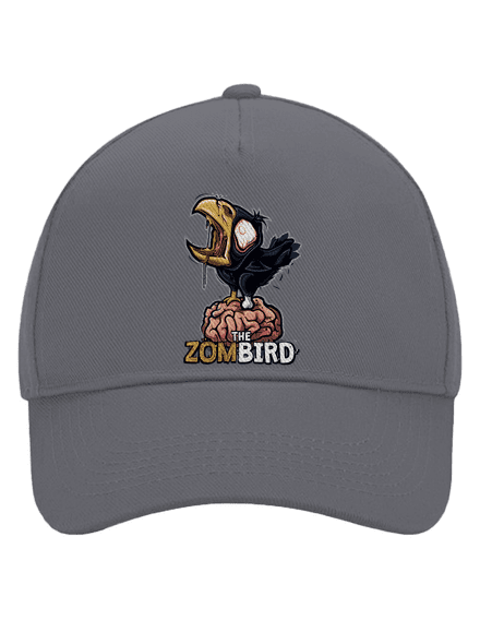 Zombird šiltovka baseballka Graphite grey