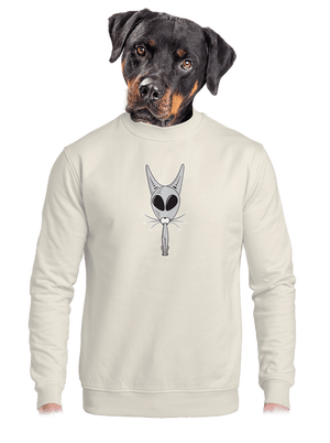 unisex mikina bez kapucne