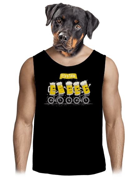 Pivotón pánske tielko Black