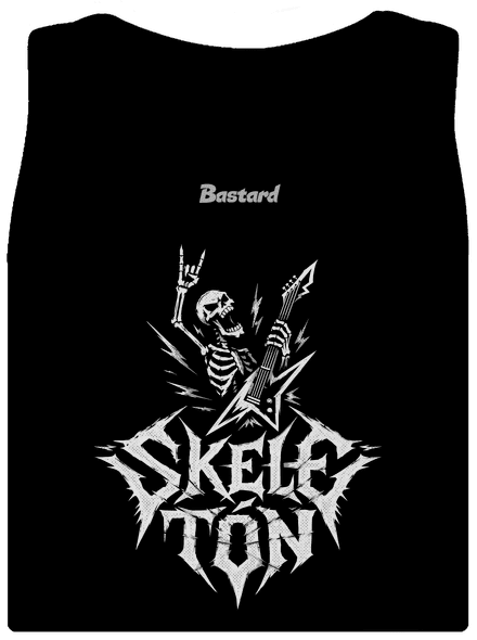 Skeletón dámske tielko klasické Black
