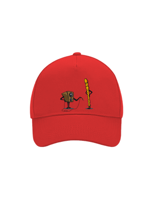 Plug-in jack šiltovka baseballka Classic Red