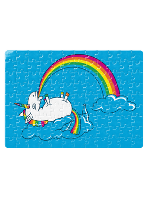 Tajomstvo dúhy puzzle White