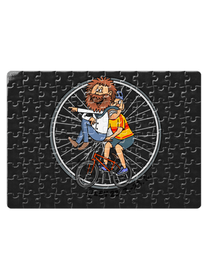 Cyklistický horoskop: Lev puzzle White