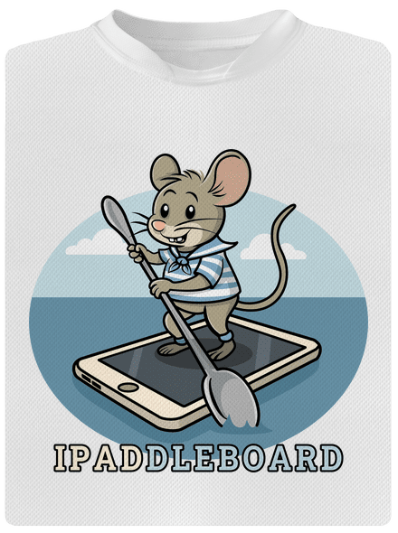 Ipaddleboard detské športové tričko White