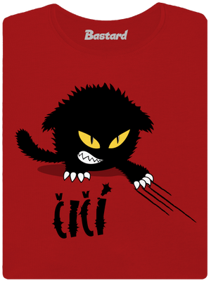 Čičina dámske tričko s lemom Red Mal