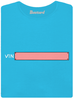 Osobný VIN kód dámske tričko Blue Atol