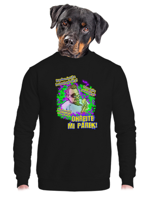 unisex mikina bez kapucne