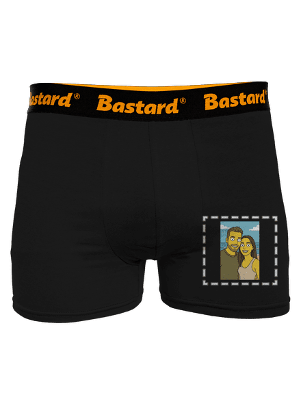 Simpsonovi z vlastnej fotky boxerky Black