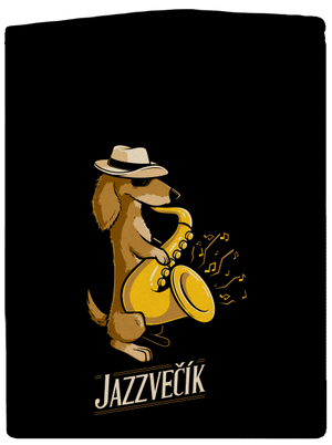 Jazzvečík pánska mikina na zips Black