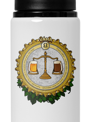 Pivný horoskop: Váha flaša na vodu White