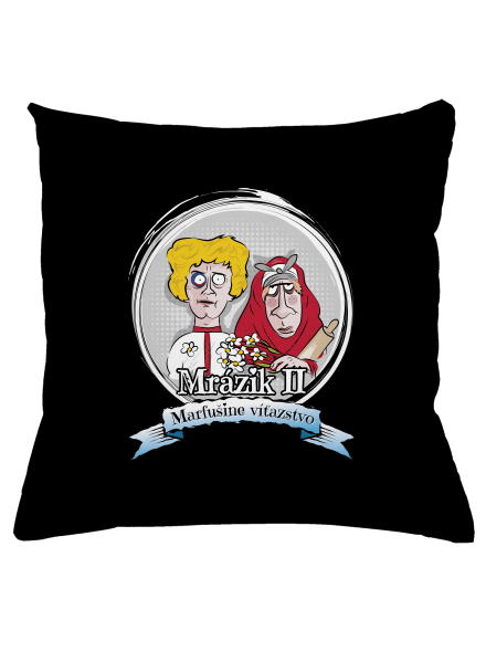 Mrázik 2 vankúš Black